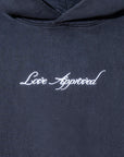 LOVE APPROVED HOODIE - CHARCOAL BLUE