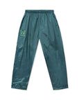 'BE KIND' NYLON PANTS - AGAVE