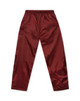 'BE KIND' NYLON PANTS - MAHOGANY