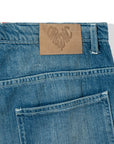 LOVE APPROVED DENIM CARPENTER SHORTS