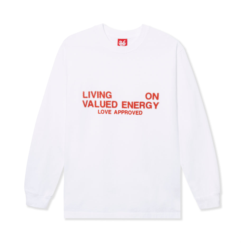 'L.O.V.E.' L/S TEE - WHITE